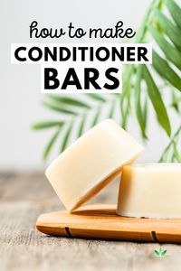 DIY Hair Conditioner Bar - Soft & Shiny Hair! Make your own hair conditioner bar with natural ingredients! Get soft and shiny hair with this easy DIY. #DIYBeauty #DIYHairCare