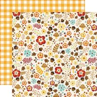 Echo Park - A Perfect Autumn Collection - 12 x 12 Double Sided Paper - Autumn Garden