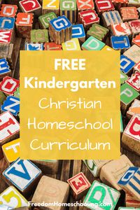 A high-quality Christian education doesn’t have to be expensive. Here’s everything you need for a free kindergarten homeschool curriculum.