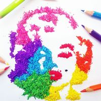 I Create Pencil Shaving Art For My 365-Day Project