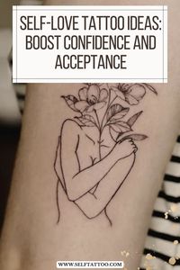 Discover empowering self-love tattoo ideas for men and women, featuring minimalist designs like hearts, butterflies, and meaningful words, perfect for the shoulder.