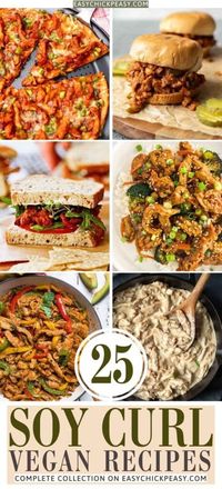 Bought a bag of butler soy curls to try out but not sure how? This collection of the 25 best soy curl recipes will get you inspired on the many ways to prepare this vegan protein source, from slow cooker pot pie soup to crispy air-fried ginger "beef".