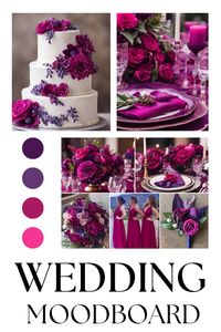 If you are looking for ideas to help you decide on your wedding colors, then check out these beautiful magenta and purple wedding color palette ideas to help inspire you! | Wedding color schemes | Wedding color palettes | Wedding theme | Wedding theme ideas | Wedding colors | Wedding color inspiration | Wedding color ideas | Wedding themes | Wedding colors unique | Fall wedding color ideas | Winter wedding color ideas | Spring wedding color ideas | Summer wedding color ideas |