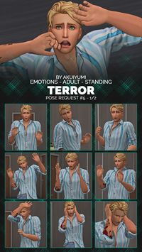 Emotions: terror – Sims Crazy Creations