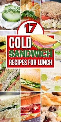 Beat the heat with these refreshing cold sandwich recipes.