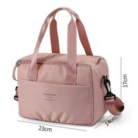 Elevate your lunch break with our chic and functional Lunch Bag, designed with both style and practicality in mind. Perfect for students and busy professionals, this bag is your go-to for daily meals and outings, ensuring your food stays fresh and your belongings organized. Color: Pink.