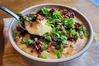 Chinese-Style Steamed Eggs with Minced Pork and Shallot - Ian Benites