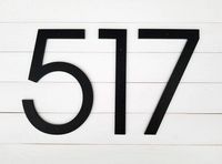 12'' Modern House Numbers Address Number Door - Etsy Canada