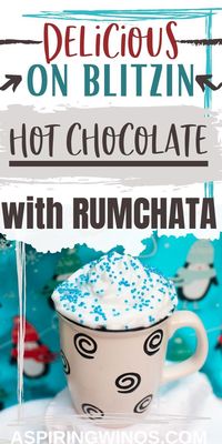 RumChata Cocktail | Boozy Hot Chocolate | Adult Hot Chocolate | Spiked Hot Chocolate | Warm Cocktails | Winter Cocktails | Alcoholic Hot Chocolate | Adult Hot Cocoa | #cocktail #hotchocolate #RumChata #liqeuer