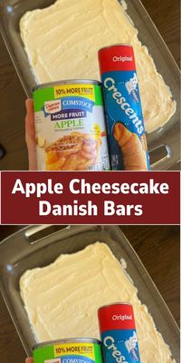 Indulge in the sweet and creamy goodness of Apple Cheesecake Danish Bars. These dessert bars combine the flavors of apple, cheesecake, and a buttery crust to create a delectable treat that's perfect for any occasion.