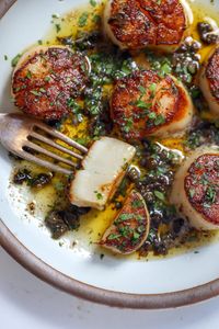 Scallops Meunière - Food My Muse