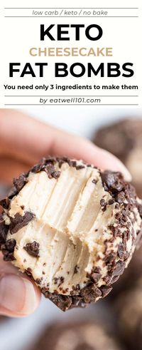 Cheesecake Keto Fat-Bombs recipe - #eatwell101 #recipe - Perfect for whenever you need something quick & #keto throughout the day. #Cheesecake #Keto #Fat-Bombs. #Cheesecake #Keto #Fat-Bombs - #recipe by #eatwell101