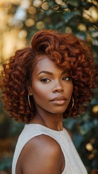 Discover 5 reasons why the TWA for Fall Hair Colors for Black Women Short is perfect for the fall season! This chic hairstyle is great for showcasing your texture while being easy to maintain. Save this pin for your next salon visit! #TWA #FallHairColors #BlackWomenShortHair #FallHairstyles #NaturalHairGoals