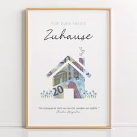 Geldgeschenk hausbau - Etsy Nederland