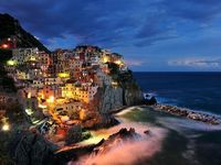 The Colorful Italian village Manorola, Liguria