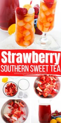 A refreshing, fruity and thirst-quenching Strawberry Sweet Tea straight from the South! Today's simple strawberry iced tea recipe is a summertime classic perfect for cooling off in the heat - though it can be made year-round using frozen strawberries.