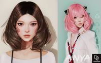 #sims4cc #sims4ccfinds #sims4alphacc #hair #sims4alphahair #conversion #anime #kawaii #gaming