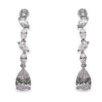 Gorgeous diamante wedding earrings. www.ayedo.co.uk