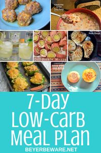 Low carb meal plan for 7 days was a labor of love as it became extremely obvious to me why I fail when I don't plan my meals for the week. Low Carb Meal Plan featuring pork. #pork #ForkmorePork #MealPlanning #LowCarb #Keto #LowCarbMealPlanning