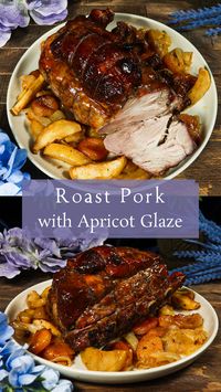 Succulent roast pork with sweet ‘mammee apples’ are the perfect tropical dish inspired by the lost boys of Neverland! This recipe uses apricots in place of mammee apples which are difficult to find outside of their native home. The pork's flavour is enhanced with a sweet apricot glaze and served with roasted apricots and apples. The perfect main dish for a Disney themed or Peter Pan inspired dinner party!