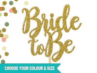 This calligraphy "Bride to Be" Cake Topper/Centerpiece Pick is perfect for a Bridal Shower, Wedding Shower, Stagette, Bachelorette, Hen Do, etc. It's a classy and easy way to add some glam to your party! Available in a variety of glitter and metallic foil colours. ... Bride to Be, Cake Topper, Bridal Shower, Centerpiece Pick, Calligraphy, Glitter, Wedding, Stagette | Gold, Silver, Pink,Black,Red,Blue,Green