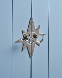 Pair of Star Backplates, Nickel – MATILDA GOAD & CO.