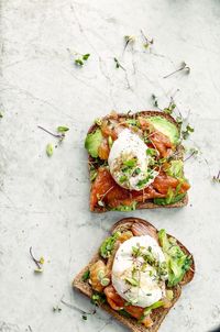 Smoked Salmon + Poached Eggs on Toast