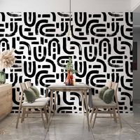 Removable self-adhesive wallpaper Brush stroke labyrinth pattern can decorate the living room, children's room and this a good decor for teenager's room. 3d photo wall decal it is a good decor for the house, decor for the bedroom, decor in the nursery. Non-woven panoramic wallpaper with Brush stroke labyrinth pattern this is the perfect wall decor for the office, decor for the entryway, for a playroom. Large wall mural with the image of Brush stroke labyrinth pattern will make the decor modern a