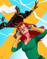 Storm & Jean Grey