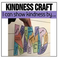 Looking for a way to help students show kindness?This resource includes:2 pages for students to assembleEnjoy this craft and don't forget to leave a review!