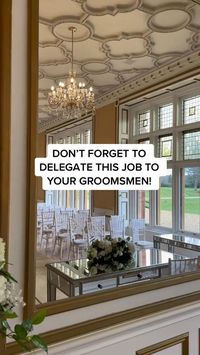 An important job to delegate to your groomsmen! #wedding #weddingtok #weddingtok #weddinginspo #weddingtips