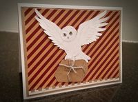 Hedwig Birthday Card (Harry Potter Gryffindor) by ModTrove