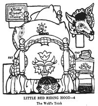 Mostly Paper Dolls: Little Red Riding Hood, Junior Editors, 1955