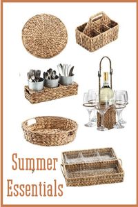 I SEARCHED FOR THE BEST OF THIS SUMMER'S Home Entertaining Essentials, here's what I found! | summer entertaining supplies | summer home entertaining | best summer entertaining equipment | summer themed dishes | bamboo flatware | outdoor beverage holders | summer's best entertaining supplies | summer essentials for entertaining at home