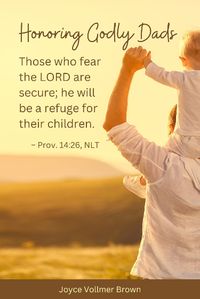 Proverbs 14:26 Bible verse highlights the blessing of having a father who loves the Lord and loves his children. | Godly father | Father's day | Bible verse |