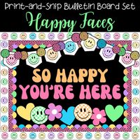 "This printable retro-style, checkered happy faces bulletin board set is sure to brighten any classroom!  You can also use these printables to create a trendy classroom door display, large party signs, and homemade banners!  Included are an assortment of pink and orange bubble letters, mix-and-match bulletin board borders, bunting banner flags, and cute graphics--all easy to print from home or office.  Once you've purchased this digital kit, you can use over and over again! *This is a DIGITAL FILE.  No physical item will be shipped to you.   *For longer lasting, reusable borders, letters, graphics, and bunting flags, print on white cardstock or heavy-weight paper and laminate. * What's included in this DIGITAL/PRINTABLE FILE? 1.)  2 sets of retro-style, bubble letters (capital letters A-Z,