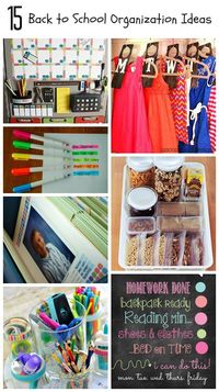 15 Back to School Organization Ideas for Home and Office