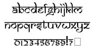 Hindi style font