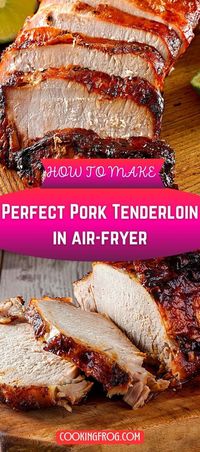 Experience the joy of easy gourmet cooking with our Air Fryer Pork Tenderloin recipe! This recipe results in a juicy, flavorful pork tenderloin with minimal effort and maximum flavor. Perfect for a quick weeknight dinner or a special occasion, this dish is sure to impress.