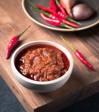 Vietnamese Sate Sauce: Garlicky, spicy flavour bomb to throw at any Asian braise, soup, stir fry or noodle dish. Or smear it on chicken & grill. | GlebeKitchen.com Recipe