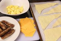 Sausage, Egg & Cheese Crescent Rolls