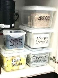 How to Organize Under the Kitchen Sink