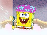 When soap stayed contained in an underwater tub. | 19 Times The "Spongebob" Writers Said Screw Logic