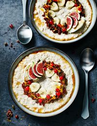 Madeline Shaw’s toasted buckwheat and ricotta porridge recipe is a creamy bowl of slow-release energy that will keep you full until lunchtime.