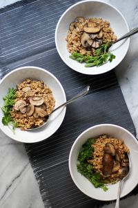 Pearled Spelt Mushroom Risotto — Madeline Hall