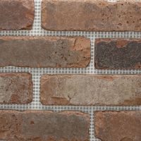 Adds comfort, style, and value to your home or business. Genuine kiln-fired clay. Meets ASTM C1088, type TBS, grade exterior specifications. Old Mill Thin Brick Systems Old Mill Brick 2.25-in x 7.625-in Bridgewater Brick Veneer Individual Piece 0.48-sq ft | S-370056