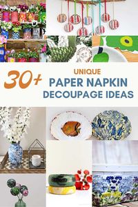 Discover an array of inspiring paper napkin decoupage ideas in our latest post! Dive into the creative world of decoupage, transforming ordinary items into extraordinary pieces with just some paper napkins and a bit of glue. From home decor to personalized gifts, these projects will spark your imagination and open up a new realm of DIY possibilities.