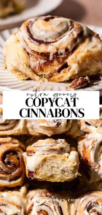 Watch out Cinnabon, because these are the best cinnamon rolls you'll ever have! These homemade cinnamon rolls are made bakery-style so they're extremely gooey, packed with cinnamon sugar flavor, and topped with cream cheese frosting.