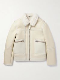 TOM FORD Shearling Biker Jacket for Men | MR PORTER