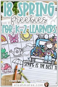 18 Spring Freebies for K-2 Students — Alleah Maree